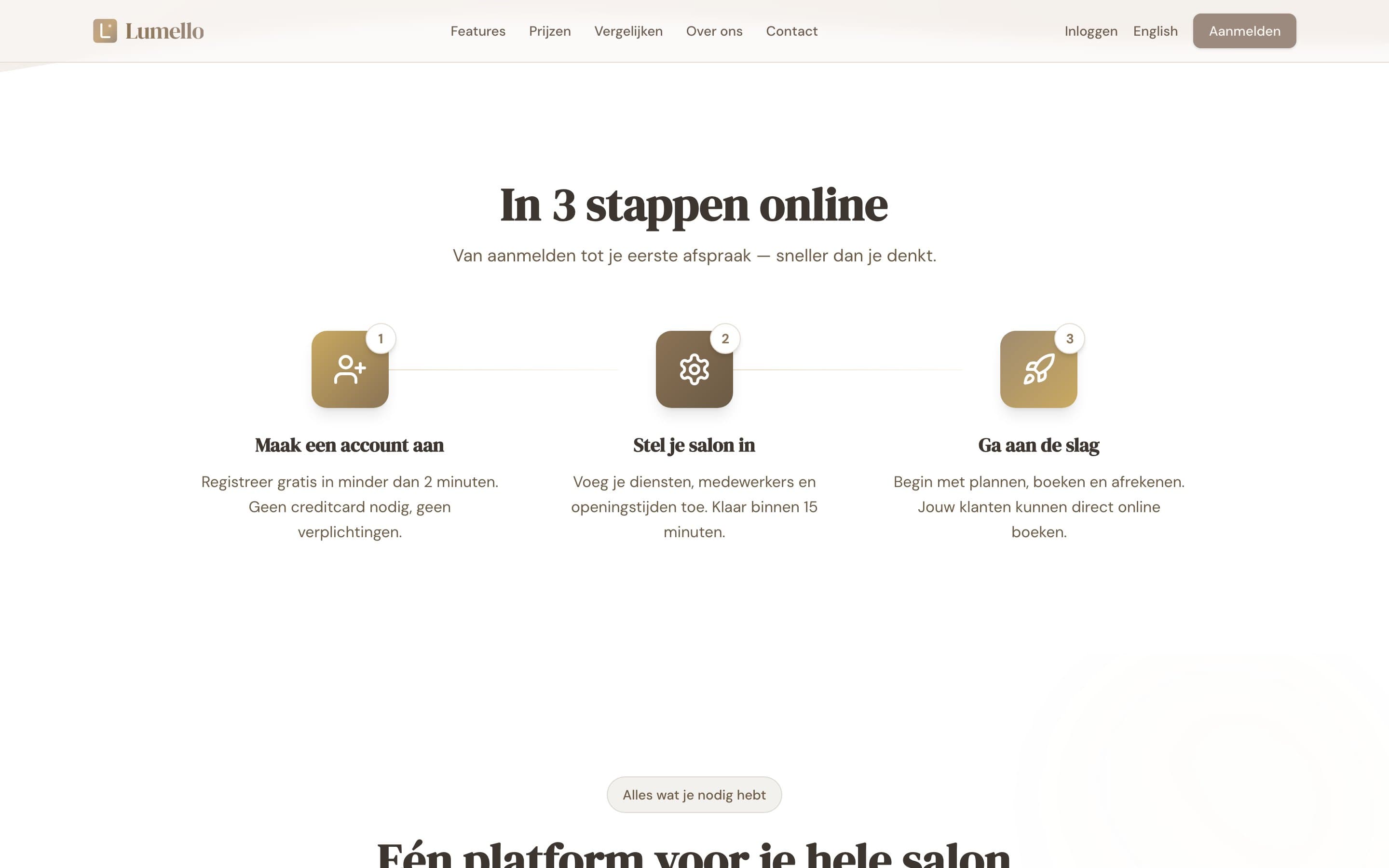 Lumello — agenda met drag-and-drop afspraken