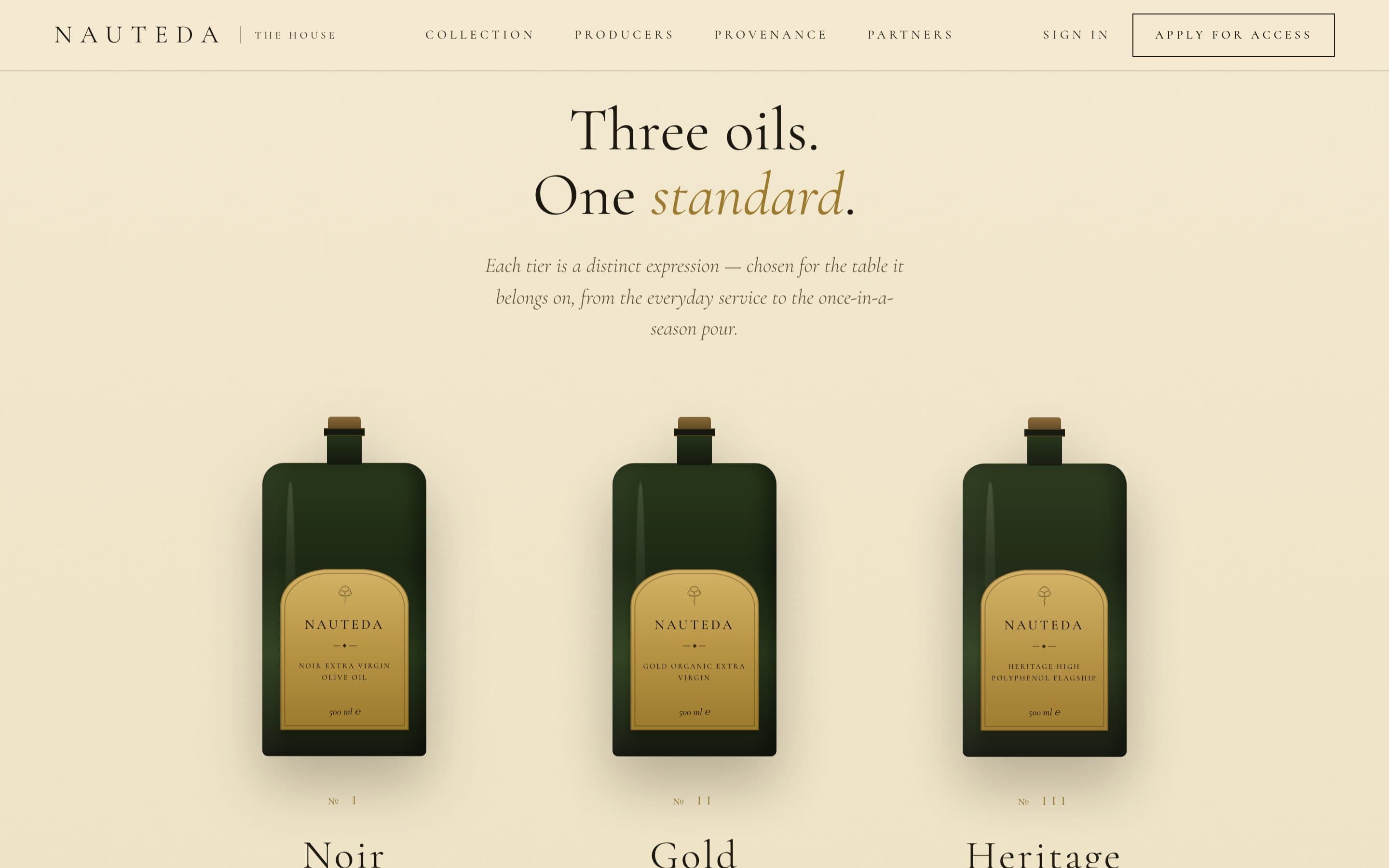 Nauteda — collection en provenance